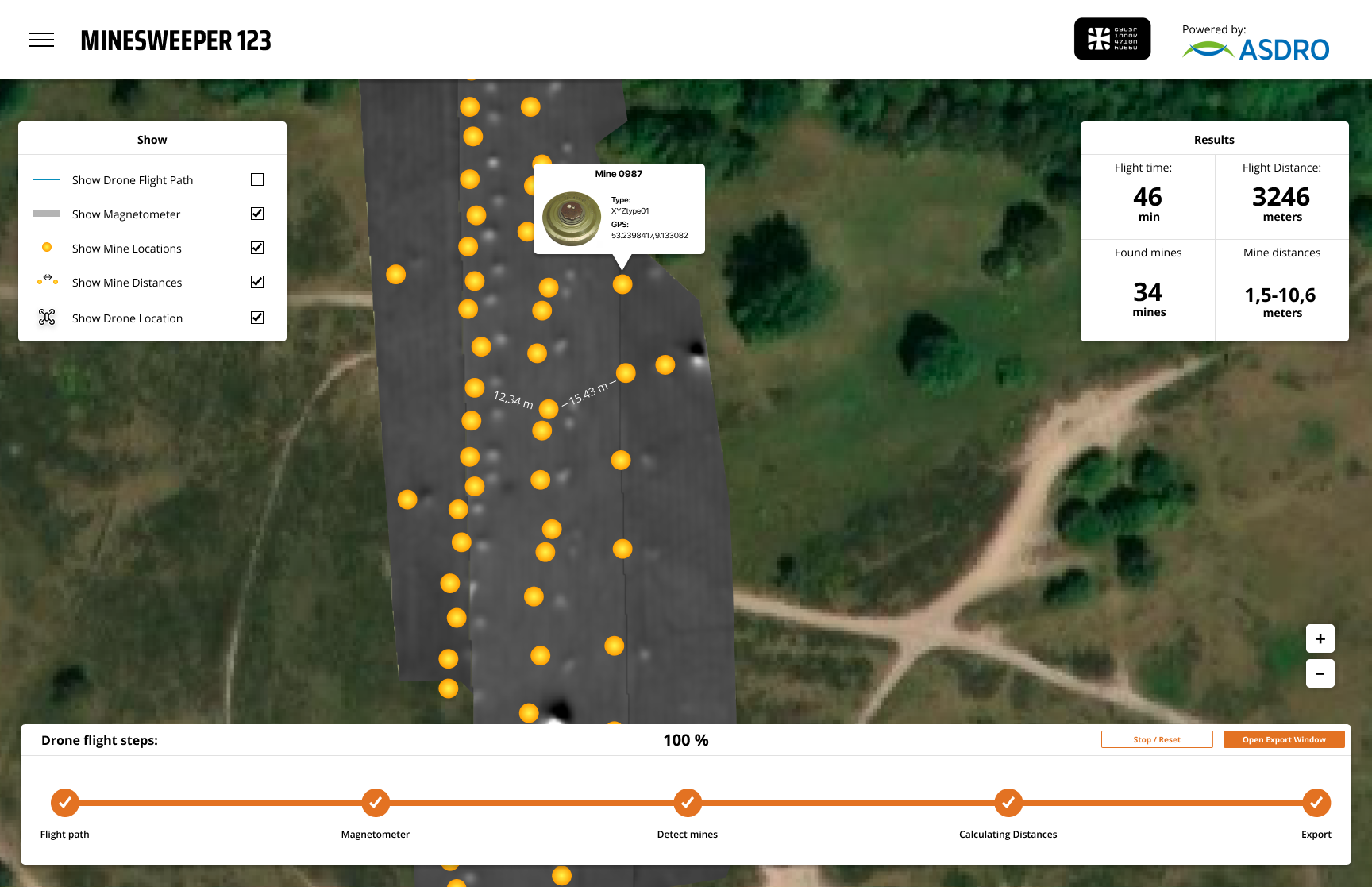 Minesweeper workflow step 06: Inspect Results